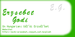 erzsebet godi business card